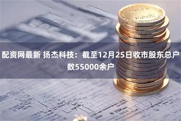 配资网最新 扬杰科技：截至12月25日收市股东总户数55000余户