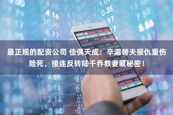 最正规的配资公司 佳偶天成：辛湄替夫报仇重伤险死，接连反转陆千乔救妻藏秘密！